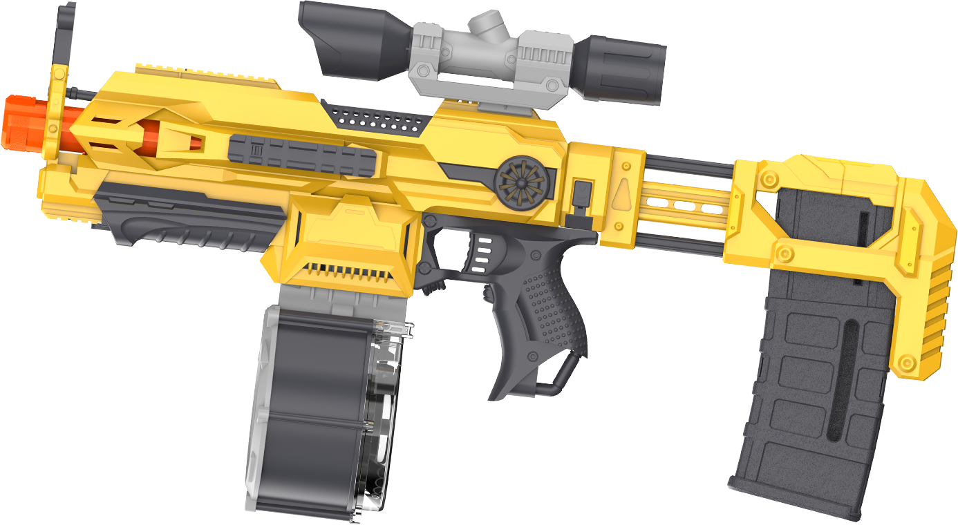 Blaster Shots New Arrival Electric 25-Dart Rotating Drum Blaster EVA S ...