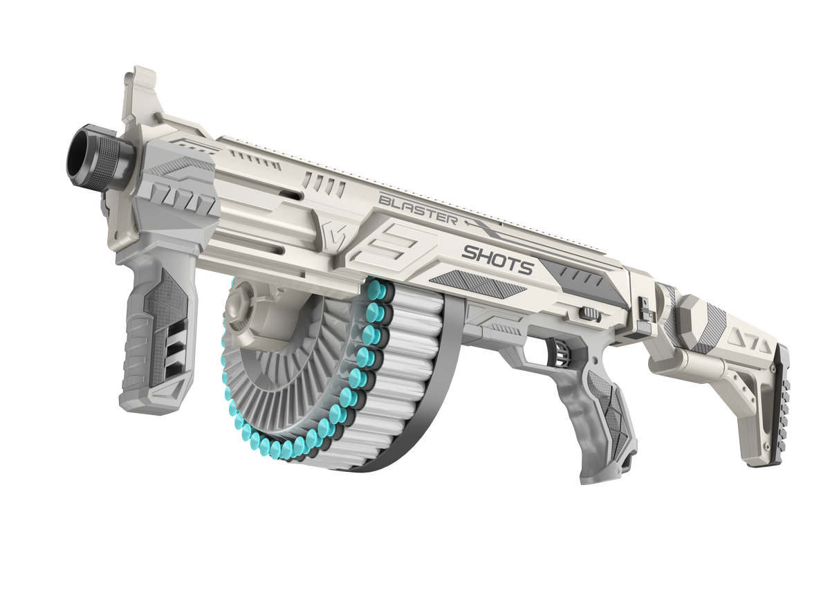 Blaster Shots in Stock New M32 Bull Soft Dart Blaster 40-Dart Rotating ...